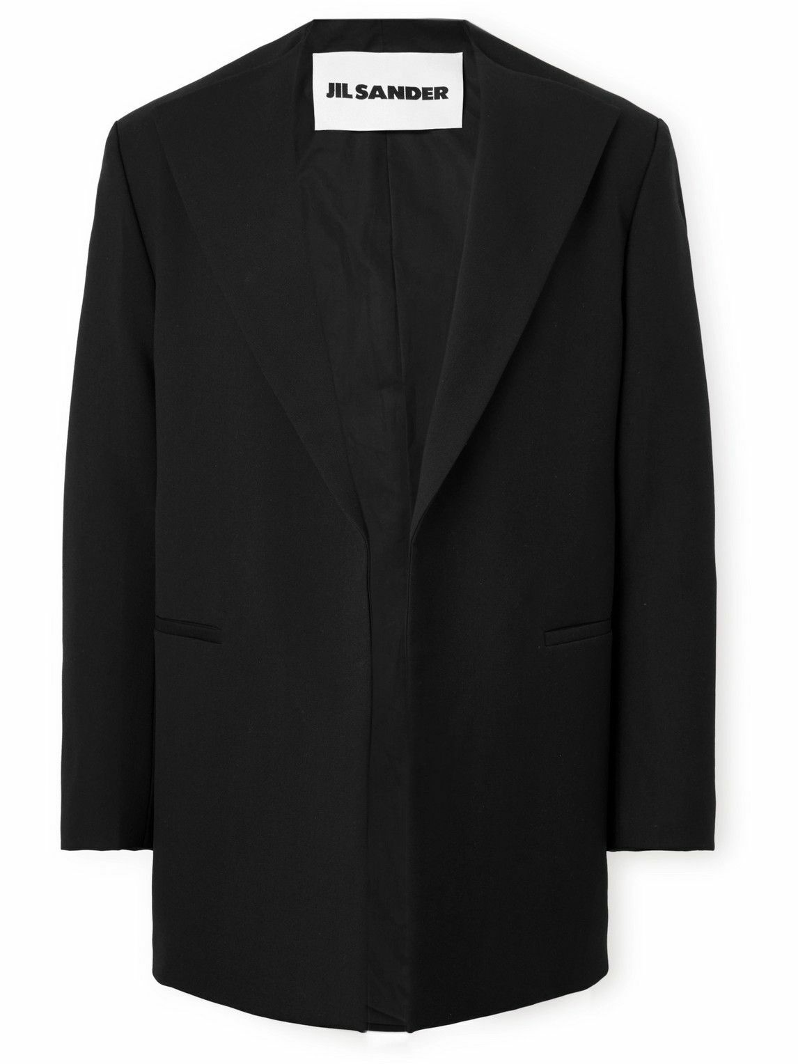 Jil Sander - Unstructured Wool-Gabardine Suit Jacket - Black Jil Sander