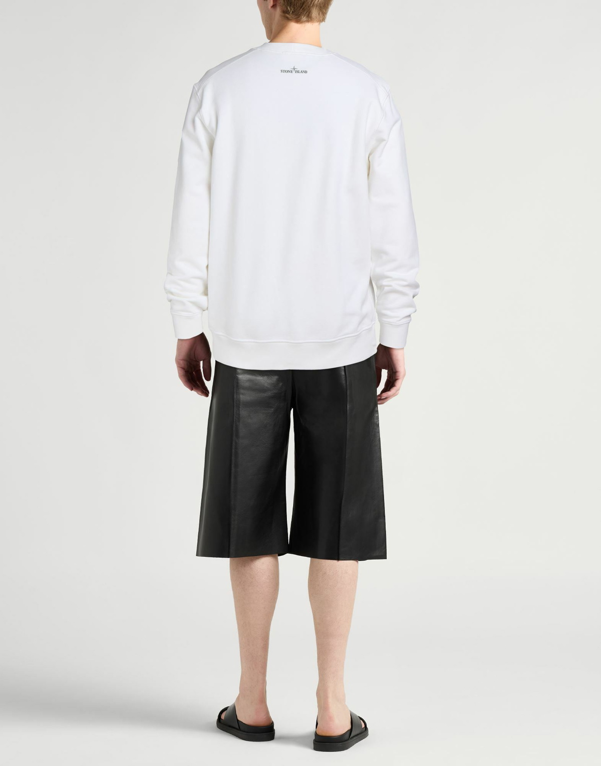 Stone Island Mens Sweatshirt in White