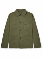 Incotex - Montedoro Stretch Cotton-Twill Shirt Jacket - Green