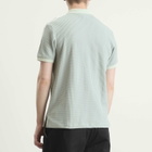 Adidas Men's Waffle Knit Polo in Wonder Sage