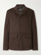 Slowear - Cotton and Cashmere-Blend Gabardine Blouson Jacket - Brown
