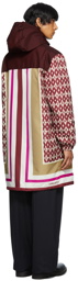 Valentino Multicolor Foulard Print Coat