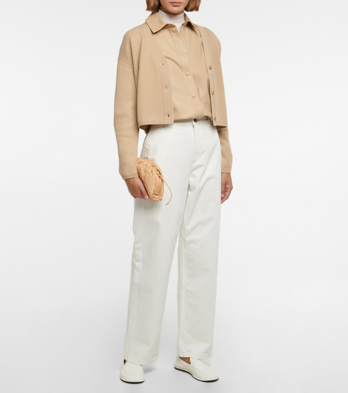 Max Mara - Lirica coated jersey shirt Max Mara