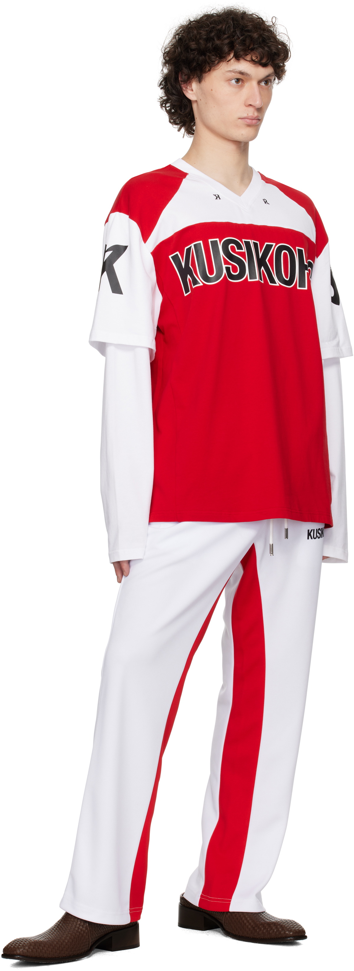 KUSIKOHC White Suite Track Pants