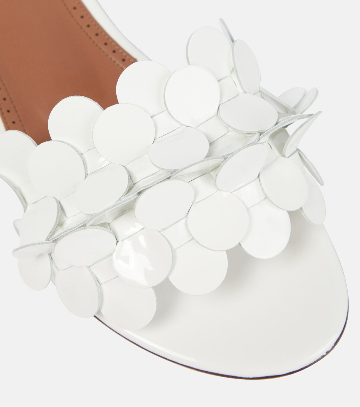 【Alaia】 Confettiレザーサンダル Alaïa Confetti leather sandals - Sandals - Compare Prices