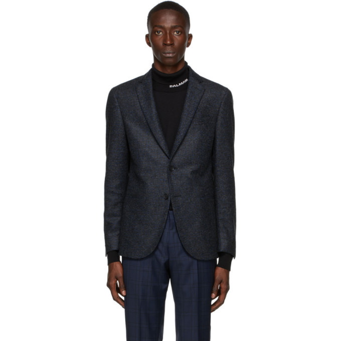 Photo: Boss Blue and Black Norwin Blazer