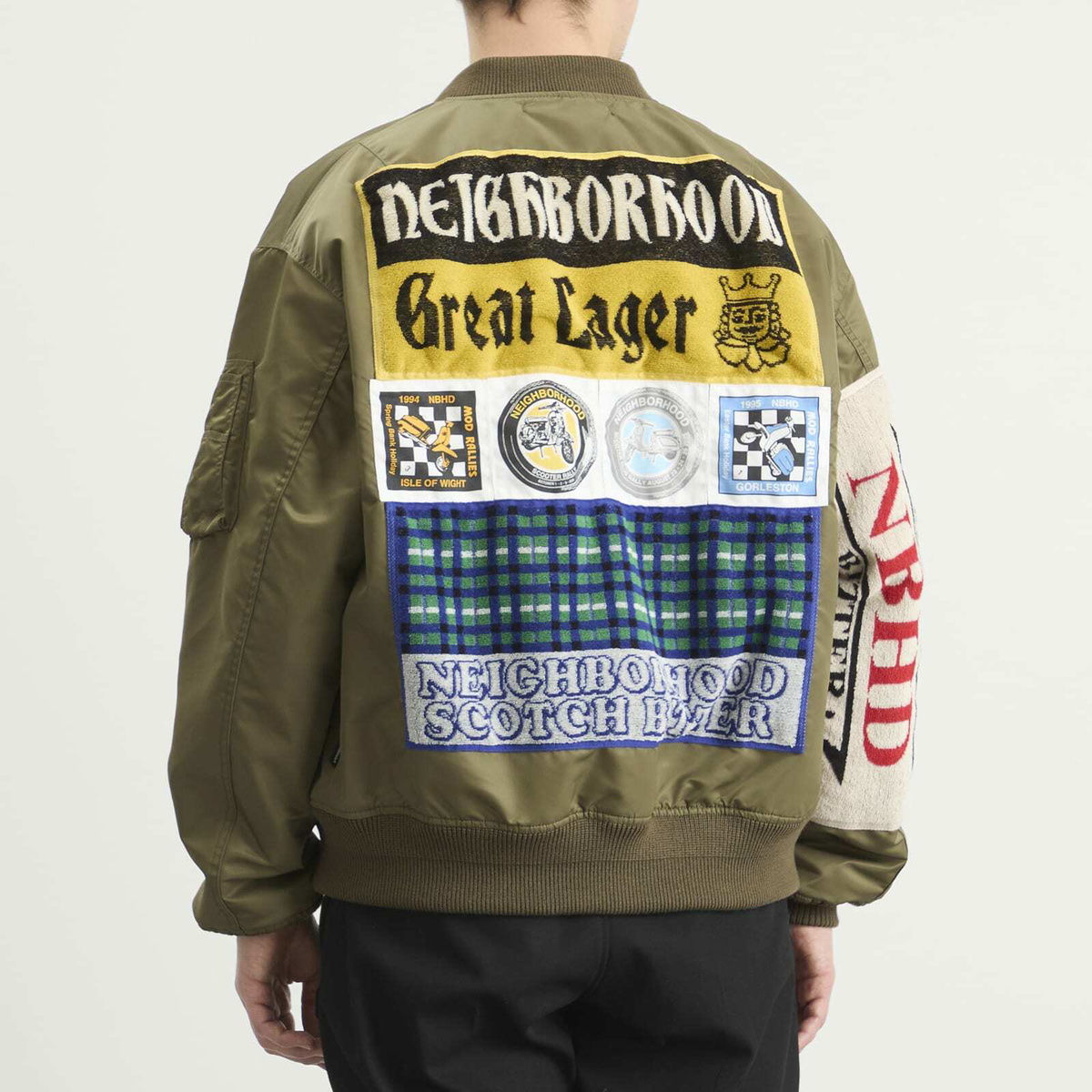 【NEIGHBORHOOD】MA-1 FLIGHT JACKET MOD Neighborhood MA-1 Flight Jacket Mod | Black