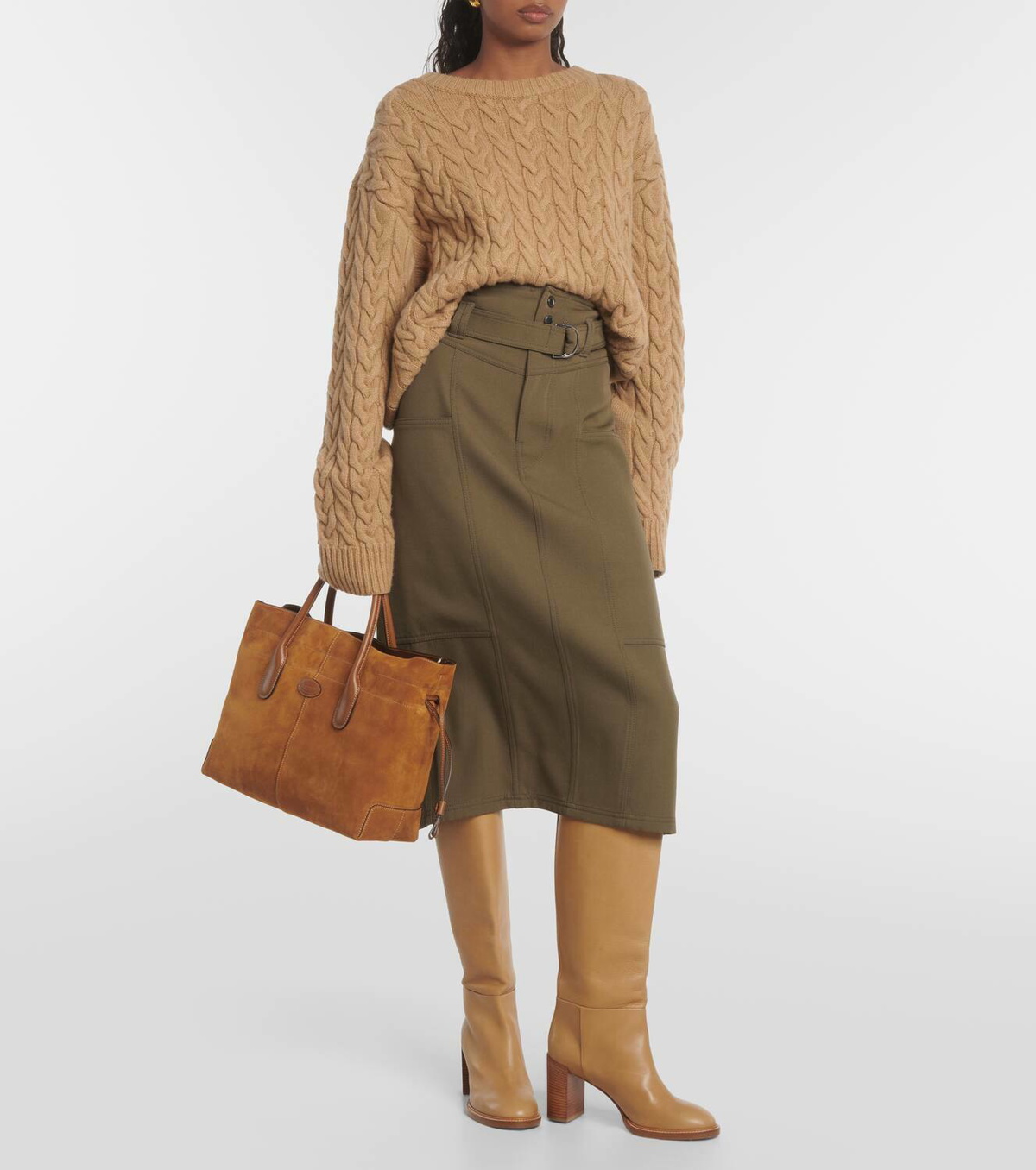 【TOD'S】MEDIUM SUEDE BUCKET BAG Woman BROWN Bucket Bag in Suede Medium XBWAPIE0300RZLPZ0ZQ7