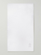Brunello Cucinelli - Logo-Embroidered Cotton-Terry Beach Towel