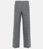 Toteme Wide-leg wool-blend pants