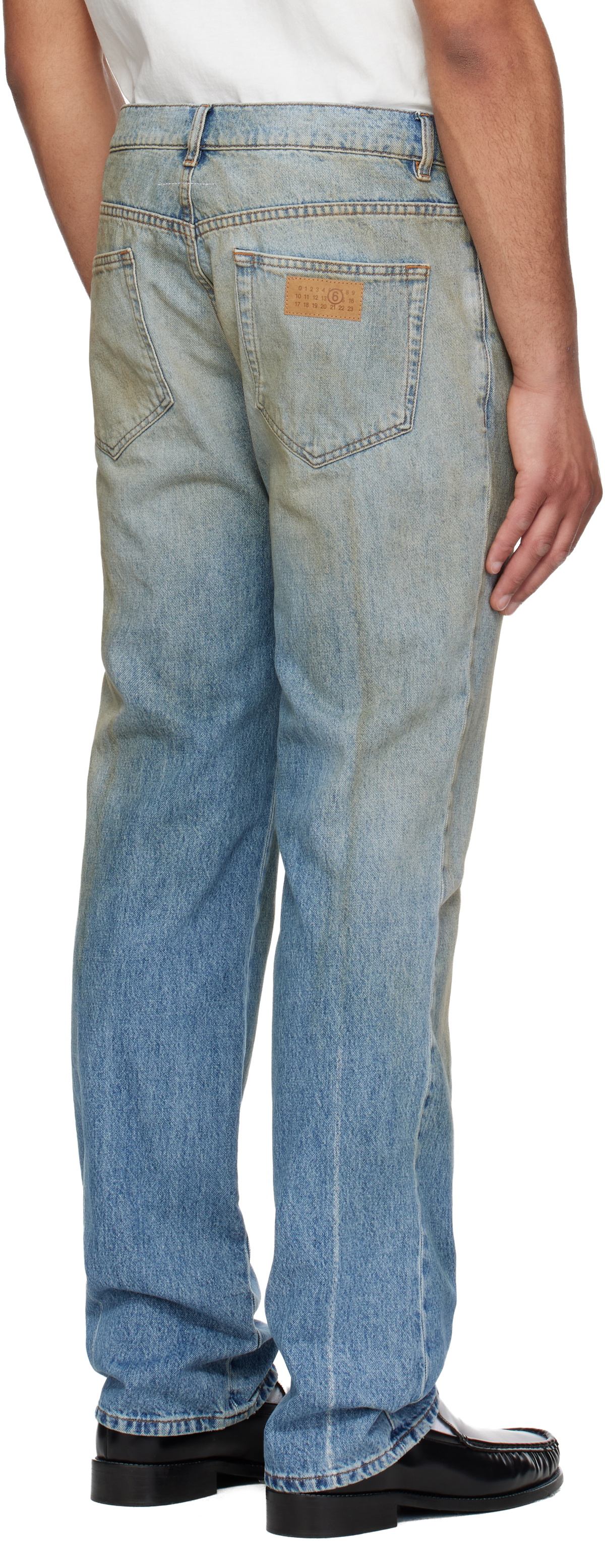 MM6 Maison Margiela Blue Faded Jeans