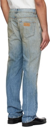 MM6 Maison Margiela Blue Faded Jeans
