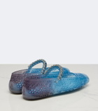 Jimmy Choo Jelly crystal-embellished ballet flats