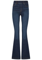 Spanx Dark Blue Flared-leg Jeans