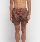 Missoni - Short-Length Printed Swim Shorts - Red