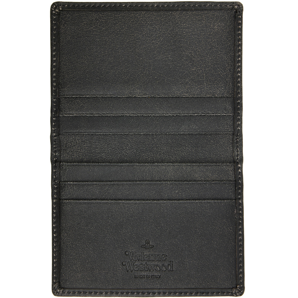 Vivienne Westwood Black Orb Bifold Man Card Holder