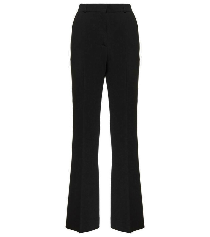 Photo: Toteme High-rise pleated crêpe flared pants