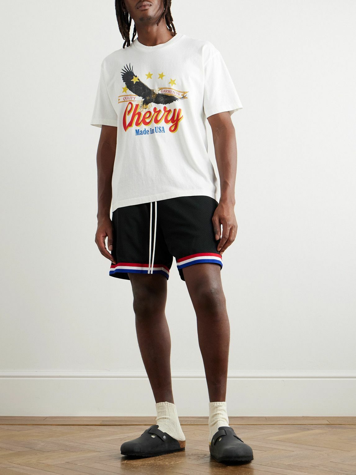 Cherry Los Angeles - Logo-Print Cotton-Jersey T-Shirt