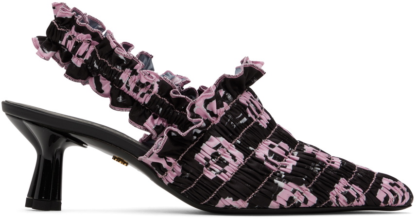 Amy Crookes Black Garden Heels