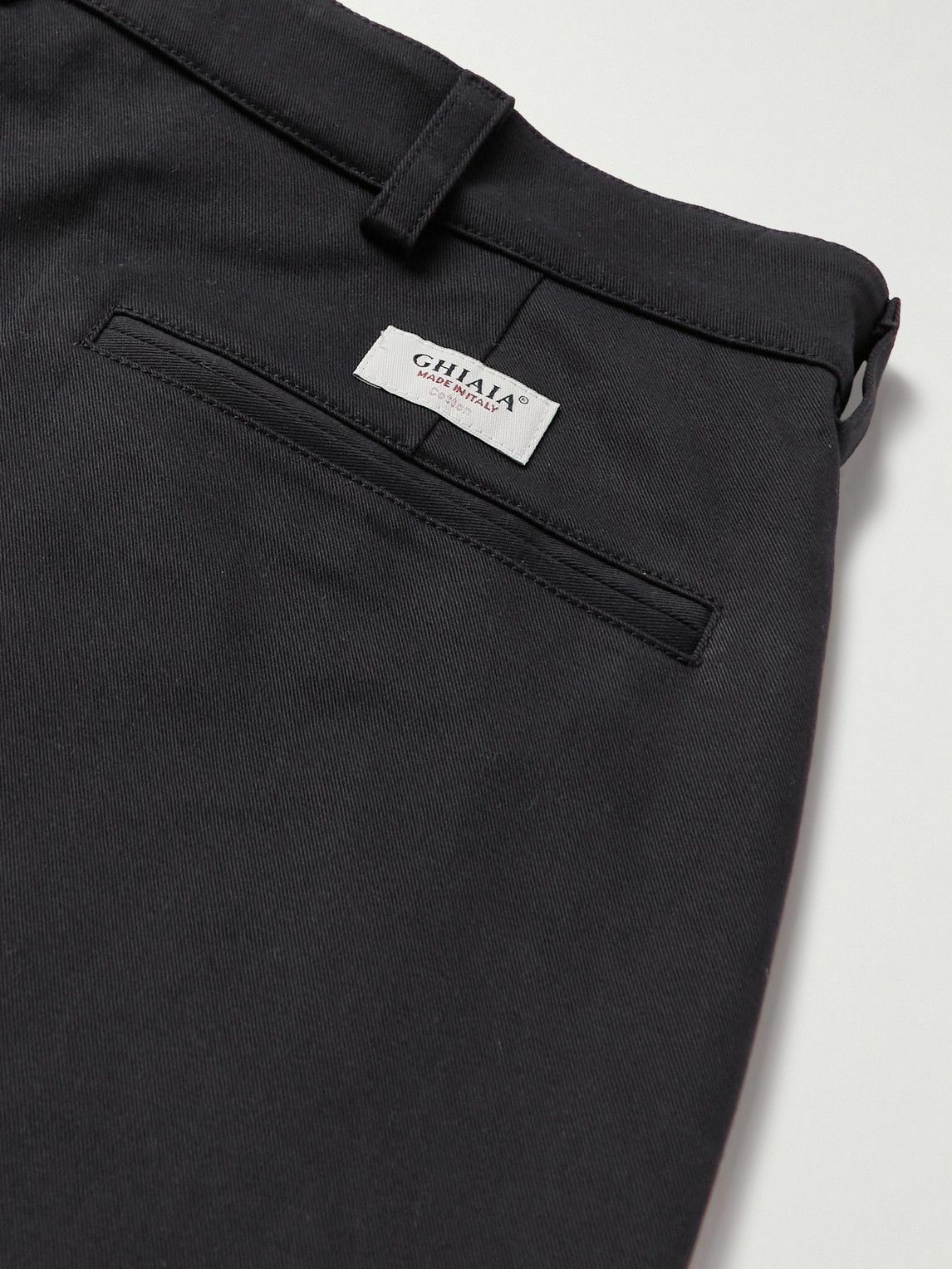 Ghiaia Cashmere - Straight-Leg Cotton Chinos - Blue