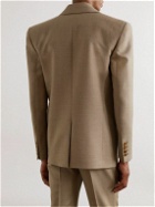 SAINT LAURENT - Wool Suit Jacket - Brown