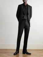 TOM FORD - Shelton Slim-Fit Wool and Mohair-Blend Trousers - Black