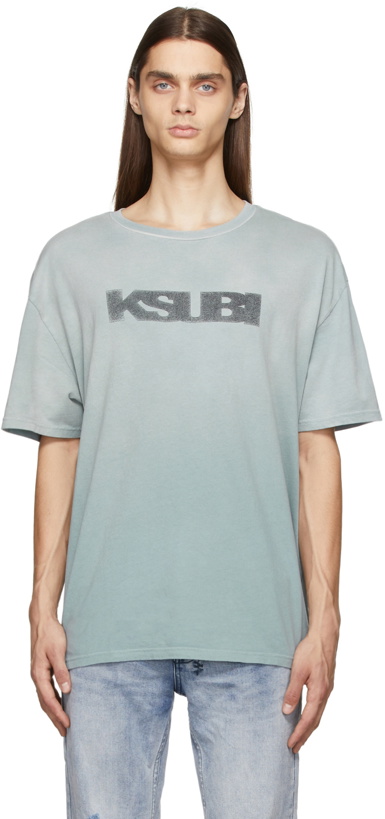 Photo: Ksubi Blue Sign Of The Times Biggie T-Shirt