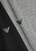 Emporio Armani Logo Crew-neck Stretch-cotton T-shirt set of two Multicoloured