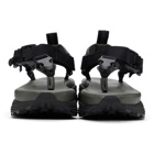 Snow Peak Black and Grey Field Traction Sandals