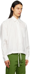 AMI Alexandre Mattiussi White Cord Shirt