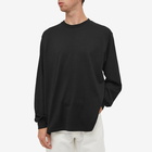 Auralee Men's Long Sleeve Heavy Weight T-Shirt in Black