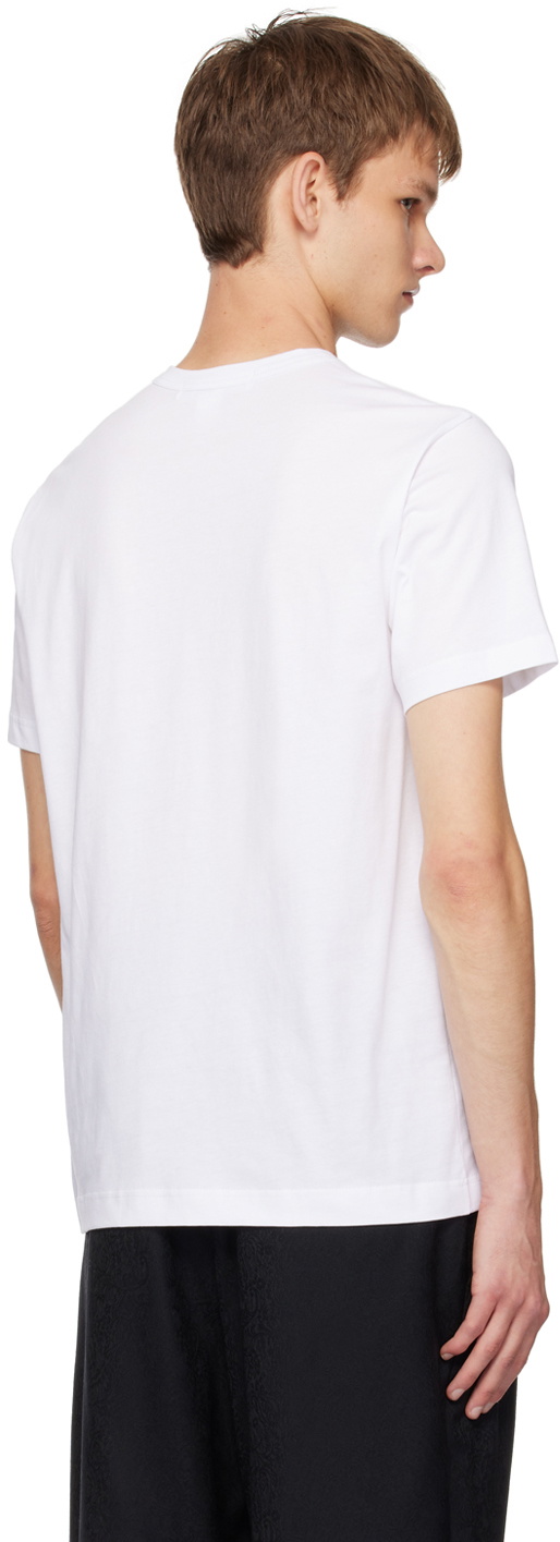 Comme des Garçons Shirt White Crewneck T-shirt