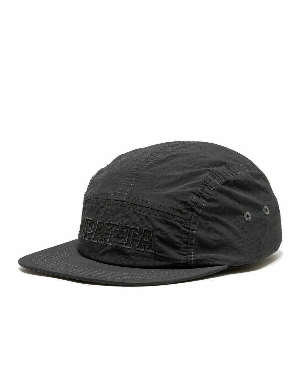Photo: Patta Garment Dye Nylon 5 Panel Cap Black - Mens - Hats