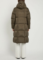 Varley Katya Hooded Padded Nylon Coat Olive