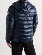 CANADA GOOSE - Crofton Slim-Fit Recycled Nylon-Ripstop Hooded Down Jacket - Blue