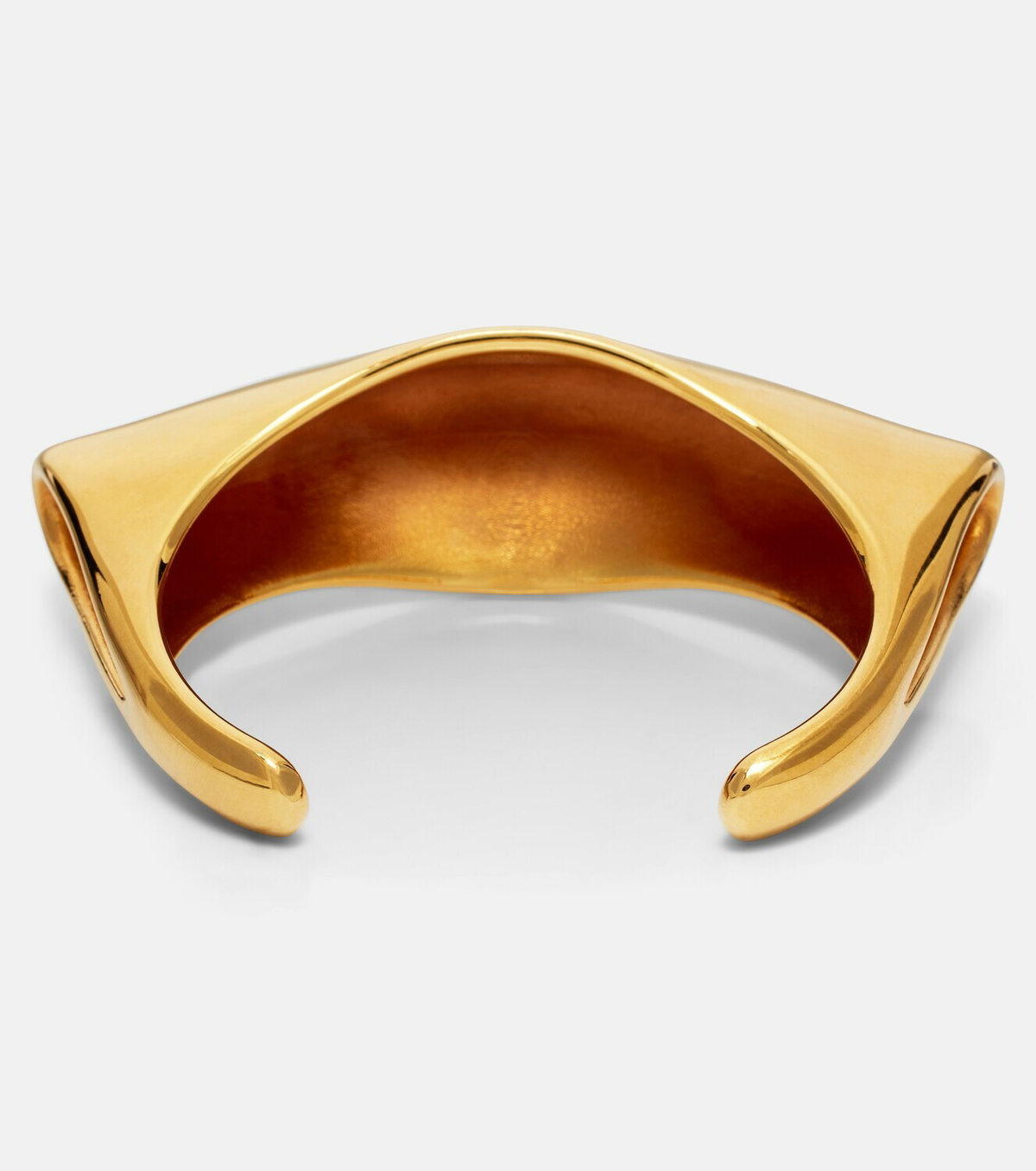 Khaite Lotus 18kt gold-plated cuff bracelet