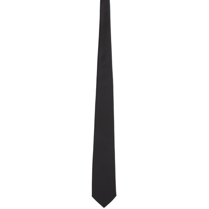 Photo: Burberry Black Silk Tie