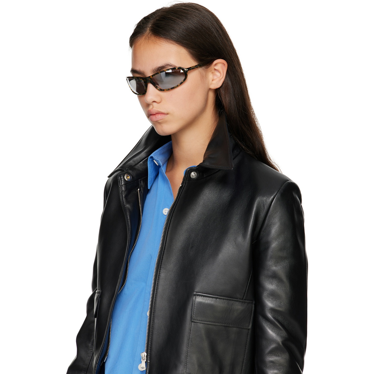 TOM FORD Black & Yellow Addison Sunglasses