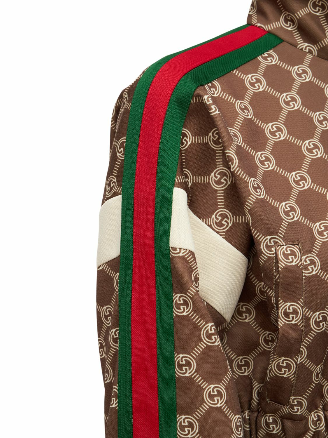 GUCCI - Technical Jersey Logo Cropped Jacket Gucci