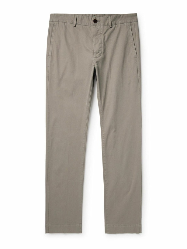 Photo: Sid Mashburn - Field Slim-Fit Straight-Leg Garment-Dyed Cotton-Twill Chinos - Green