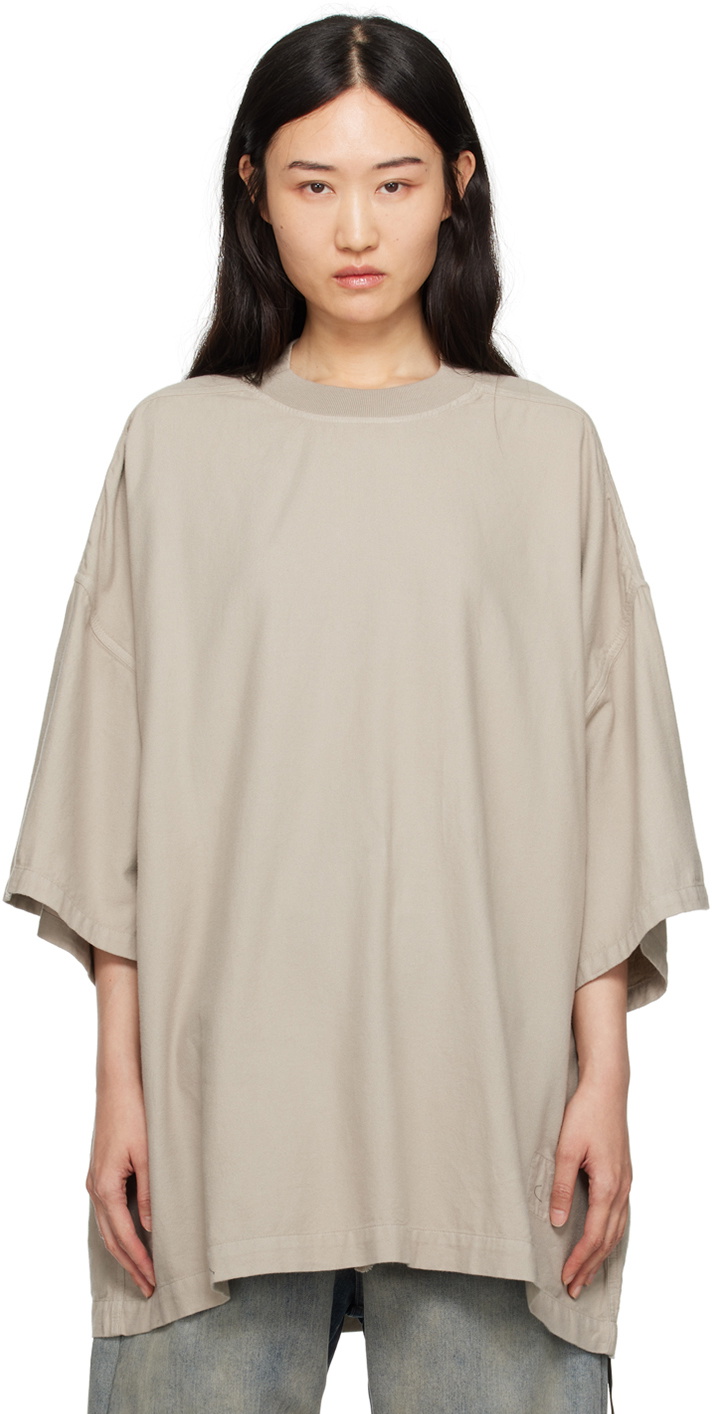 【関税・送料込】RICK OWENS Porterville Double長袖リブTシャツ Gray Porterville Hustler Long Sleeve T-Shirt by Rick Owens