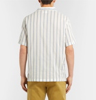 Universal Works - Striped Cotton Shirt - White