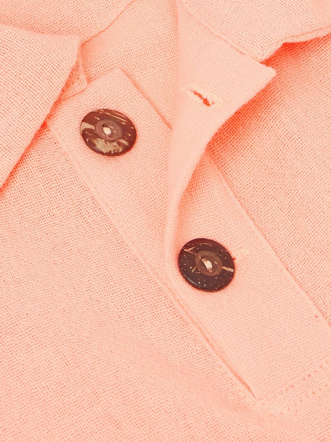 Monitaly - Cotton Polo Shirt - Orange