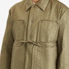 Craig Men's Quilted Worker Jacket in Green