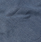 Loro Piana - Andre Cotton and Silk-Blend Shirt - Blue