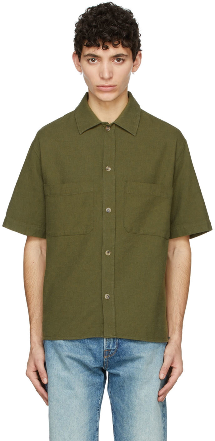 Frame Green Cotton Shirt Frame Denim