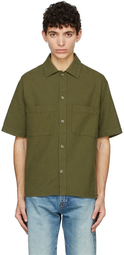 Photo: Frame Green Cotton Shirt