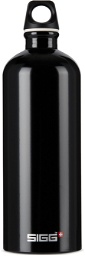 SIGG Black Aluminum Traveller Classic Bottle, 1 L