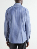 Slowear - Glanshirt Striped Cotton-Poplin Shirt - Blue