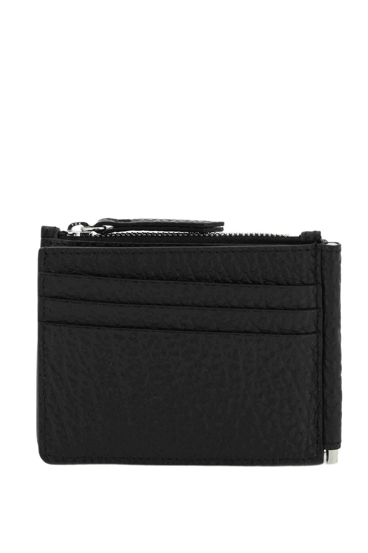小物 Maison Margiela Money Clip BLACK ☆MAISON MARGIELA☆Money Clip Bovine Leather Wallet Black